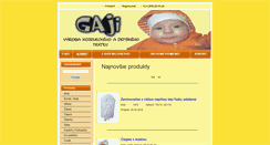Desktop Screenshot of gaji.sk