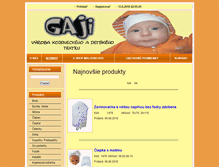 Tablet Screenshot of gaji.sk